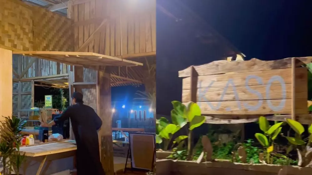 Bobby Tince buka warung Instagram/@boby_tince Bobby Tince buka warung Instagram/@boby_tince