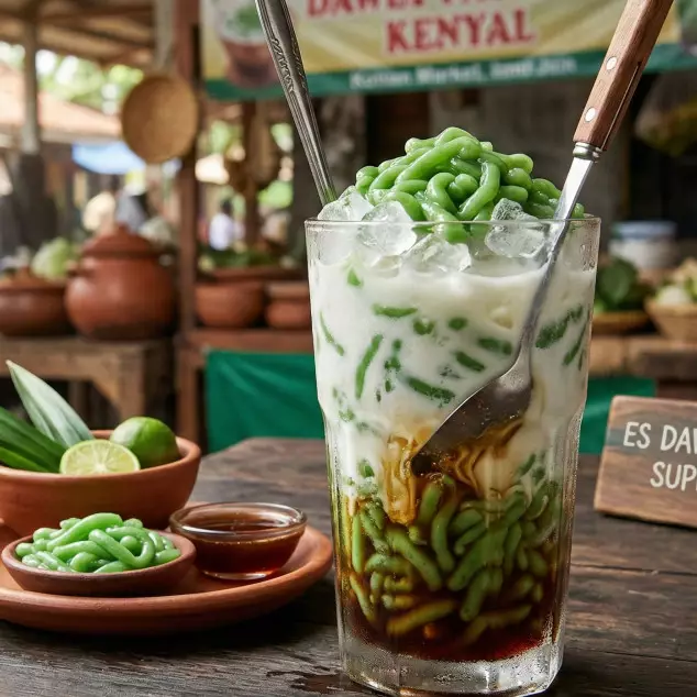 5 Variasi resep cendol dawet tepung beras yang kenyal dan segar buat buka puasa