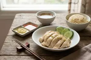 Resep ayam hainan halal, menu buka puasa sehat yang lembut dan menenangkan