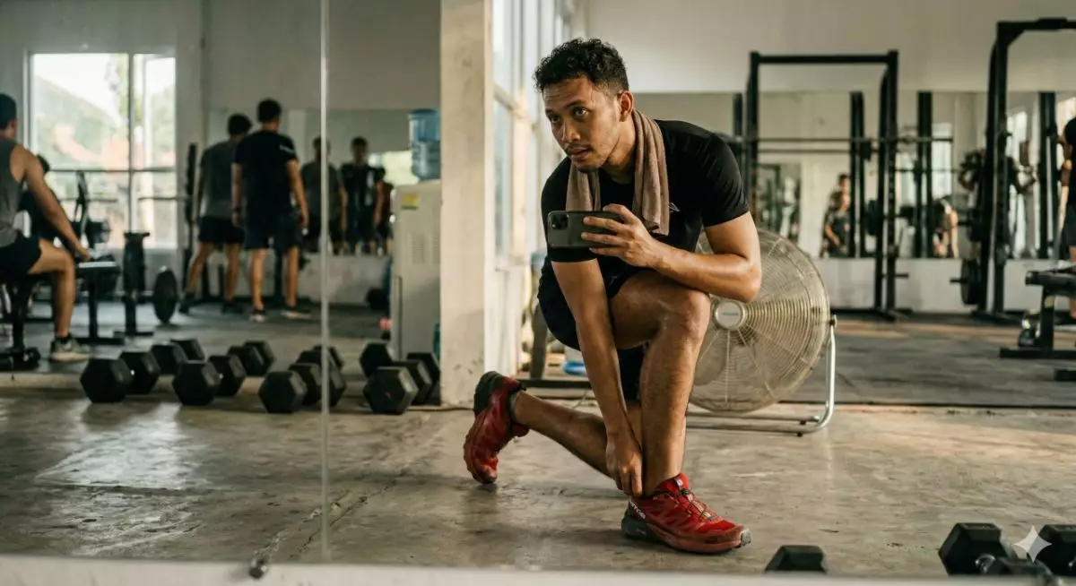 30 Caption mirror selfie gym, ide kata-kata estetik untuk pamer progres workout