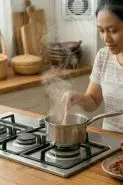Tips hemat hilangkan bau terasi dan ikan goreng di dapur pakai cuka