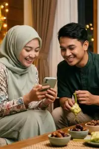 Menggunakan pantun atau gombalan maut bisa jadi solusi biar suasana nggak canggung.