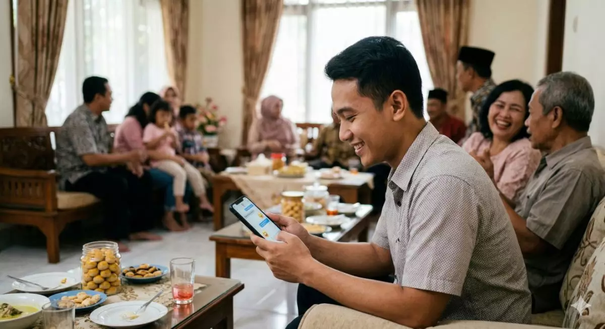 30 Gombalan lucu dari cewek buat cowok pas silaturahmi, bikin baper saat enak-enaknya makan opor