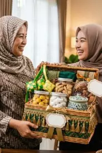 Sebaris kalimat yang tulus bisa membuat isi hampers yang sederhana sekalipun terasa jauh lebih mewah dan bermakna bagi penerimanya.