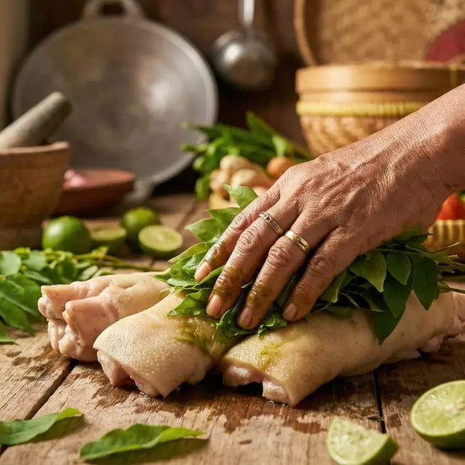 Dahsyatnya daun belimbing wuluh bantu hilangkan bau kikil untuk menu Lebaran