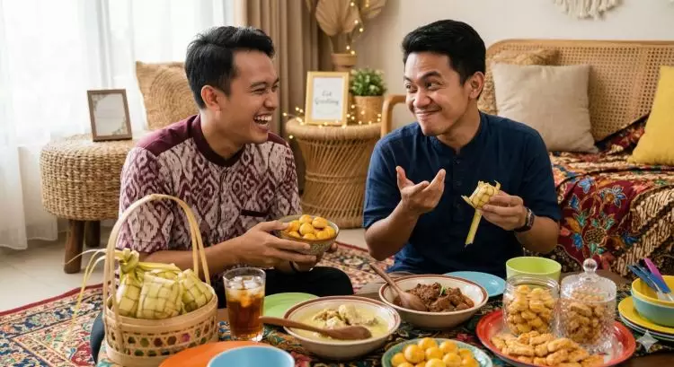 30 Ucapan Lebaran lucu 2026 buat teman akrab, cara minta maaf tanpa gengsi