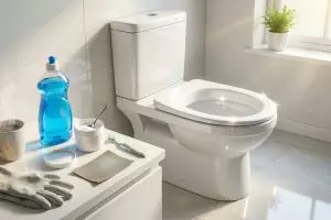 Kloset kinclong tanpa bantuan cuka, ini trik ampuh basmi kerak pakai bahan dapur