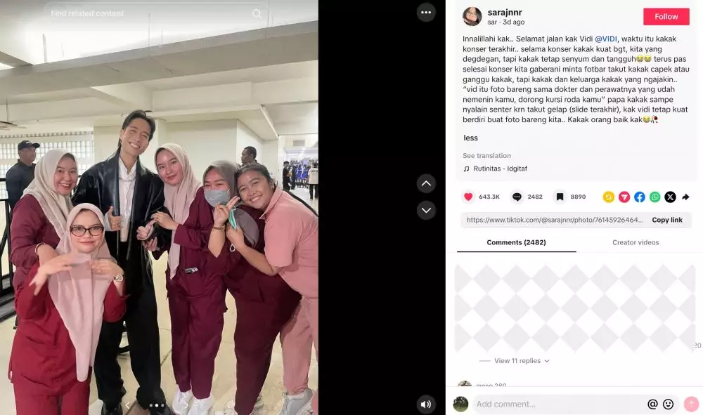 Kebaikan Vidi Aldiano berbagai sumber