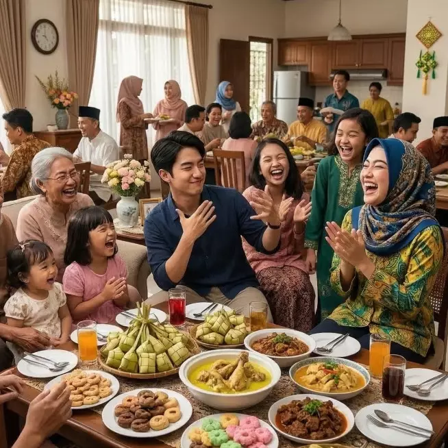 30 Gombalan lucu Lebaran yang bisa cairkan suasana kumpul keluarga besar