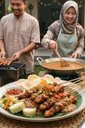 Resep sate ayam untuk meriahkan kumpul keluarga di kampung, masaknya gampang dan nggak ribet