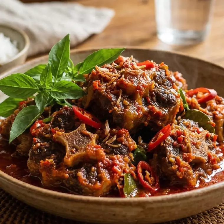 Yuk coba resep rica buntut sapi yang gurih dan pedas, cocok untuk yang bosan sop kuah bening