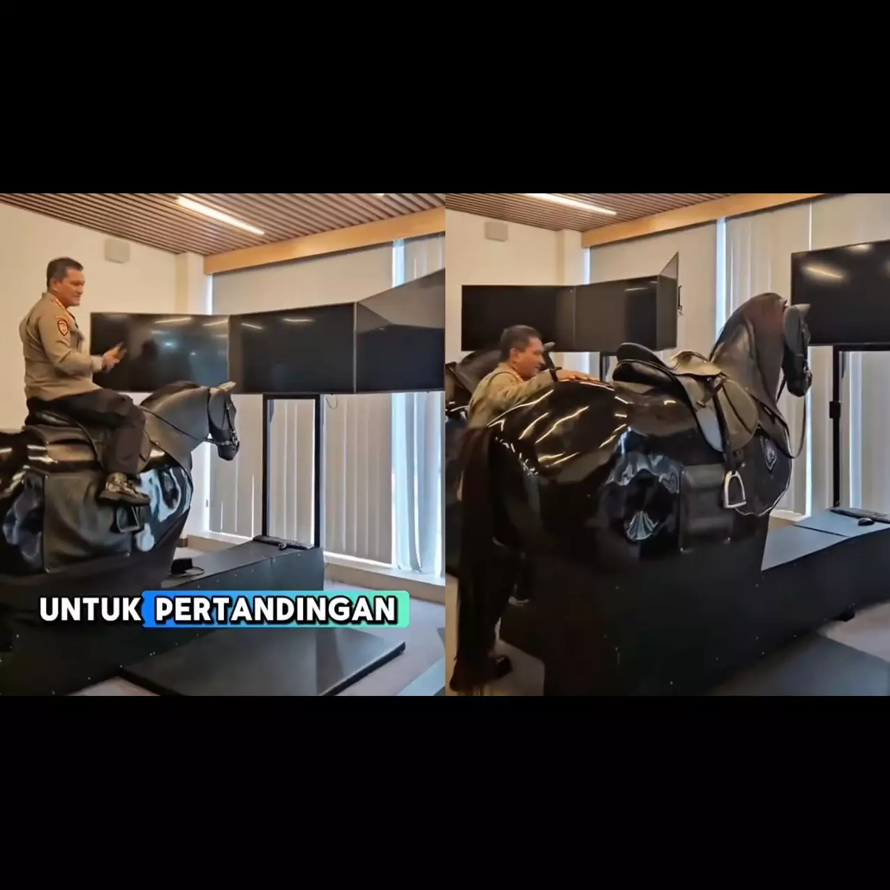 Intip 10 penampakan fasilitas simulator berkuda satu-satunya di Indonesia milik Ditpolsatwa Polri