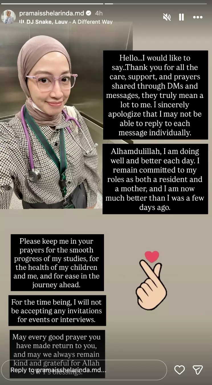 klarifikasi maissy Instagram/@pramaisshelarinda.md