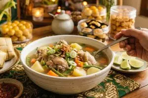 Resep sop ayam kuah bening untuk lebaran, gurihnya nikmat dari bahan-bahan alami