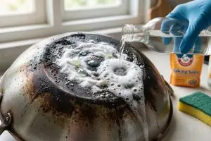 Capek gosok wajan tapi tetap hitam? Intip trik simpel bikin pantat wajan kinclong lagi