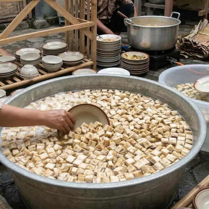 Kewalahan cuci piring pas Lebaran? Intip trik pakai pelepah pisang yang bikin lemak cepat luruh