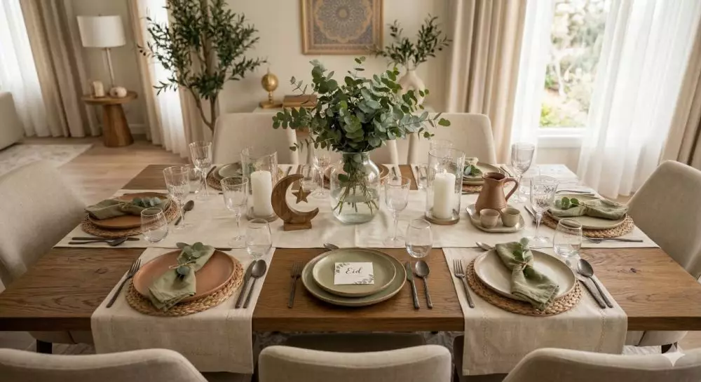 Tata letak meja makan lebaran © 2026 brilio.net