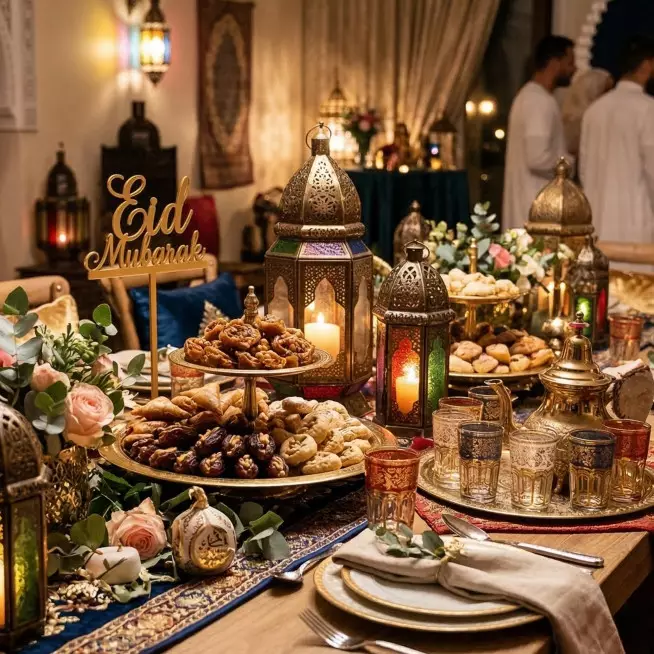 5 Inspirasi tata letak meja makan open house Lebaran agar terlihat mewah