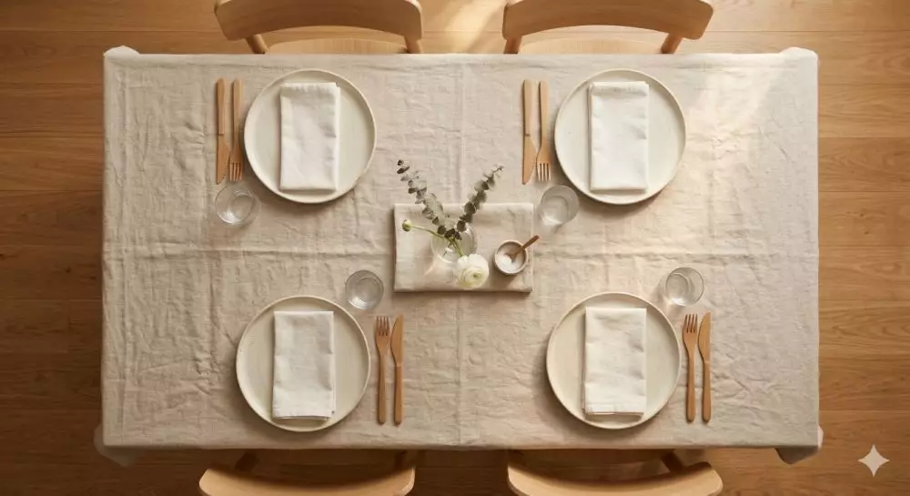 Meja makan lebaran aesthetic © 2026 brilio.net