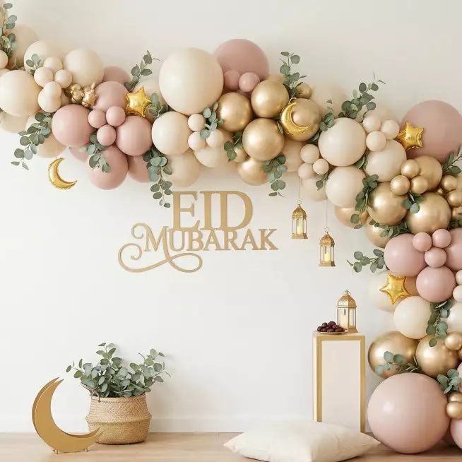 5 Cara membuat backdrop foto Lebaran sendiri di rumah ala studio profesional