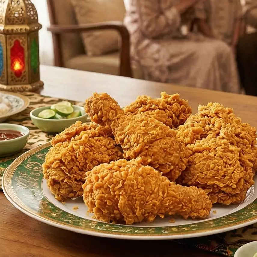 Yuk bikin ayam goreng tepung khas mekdi saat lebaran di kampung, ini resep &amp; trik biar kriuknya nikmat