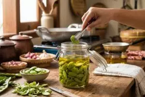 Cara mengawetkan petai untuk stok sambal goreng Lebaran, bebas bau dan tetap krenyes