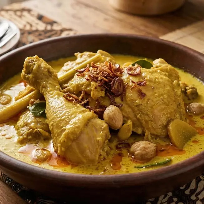 Resep opor ayam santan spesial, kuah kental gurih yang meresap hingga ke tulang