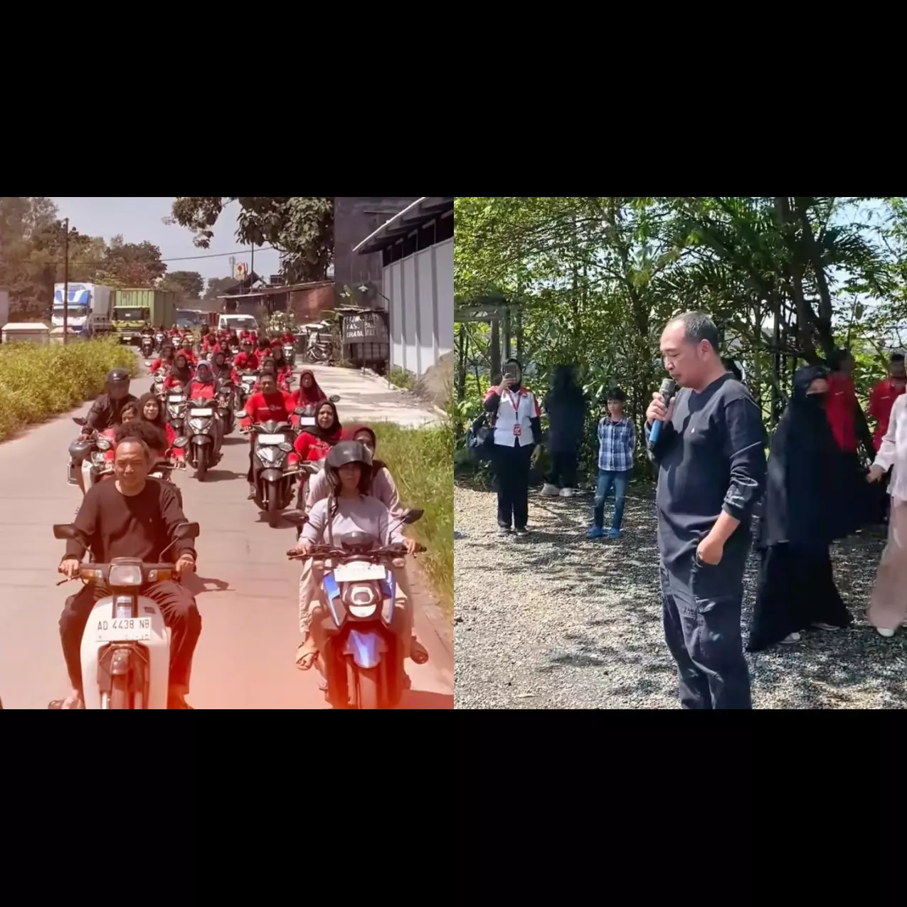 Bahagianya tembus layar, 29 karyawan resto ini dapat THR motor baru masing-masing satu