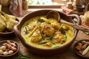 Bumbu opor ayam kuning sederhana, hidangan hangat penawar rindu masakan ibu