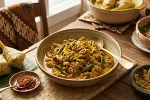 Resep usus bumbu kuning sederhana tapi mewah, solusi lauk praktis teman opor ayam