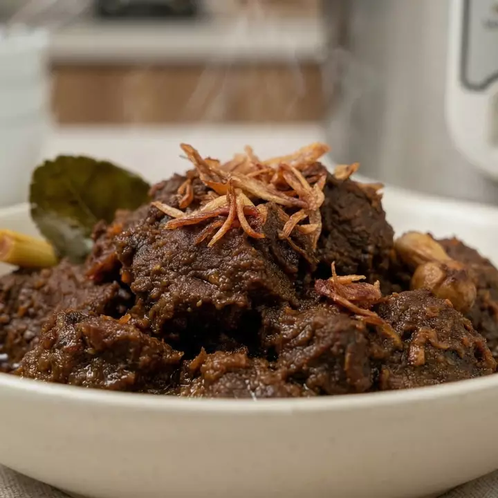  Cara masak rendang daging sapi 500 gram pakai magic com, solusi cerdas masak menu Lebaran