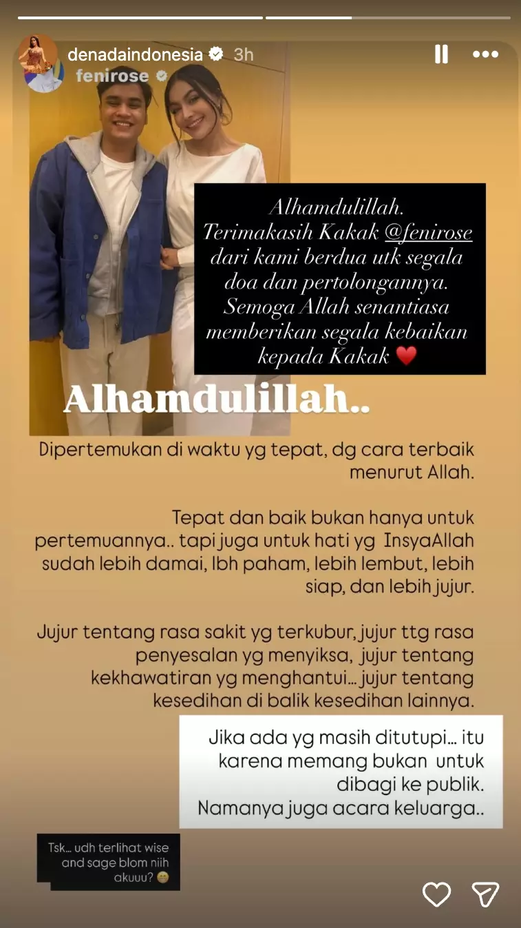 Denada dan Ressa bertemu © Denada dan Ressa bertemu ©