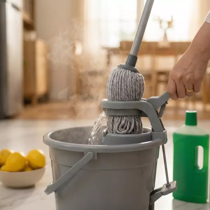 Cara lantai anti amis dan lengket di Hari Raya, cuma tambah bahan dapur, tamu betah berlama-lama