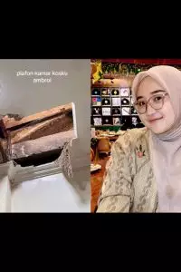 Cerita haru perempuan yang merasa disayang Allah usai selamat dari plafon kamar ambrol saat i’tikaf