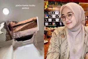 Cerita haru perempuan yang merasa disayang Allah usai selamat dari plafon kamar ambrol saat i’tikaf