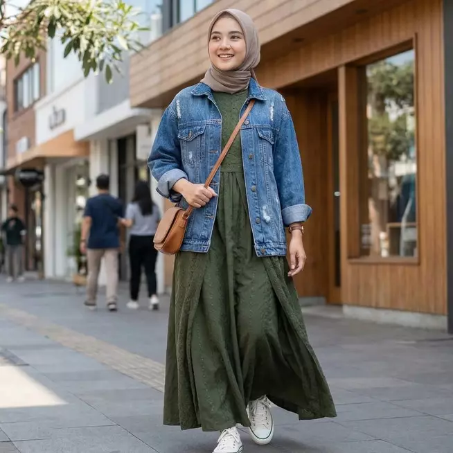 5 Cara mengubah gamis dan koko Lebaran jadi gaya kasual yang super trendy