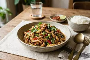 Resep lauk setelah lebaran yang lezat dan gampang bikinnya, yuk cobain hidangan tumis ayam suwir