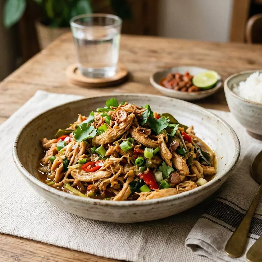 Resep lauk setelah lebaran yang lezat dan gampang bikinnya, yuk cobain hidangan tumis ayam suwir