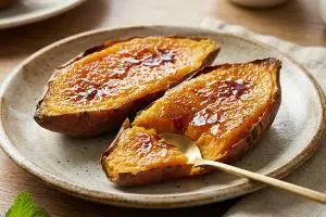 Bisa jadi teman WFA, yuk cobain resep ubi brulee yang legit nan sehat plus masaknya cuma 10 menit