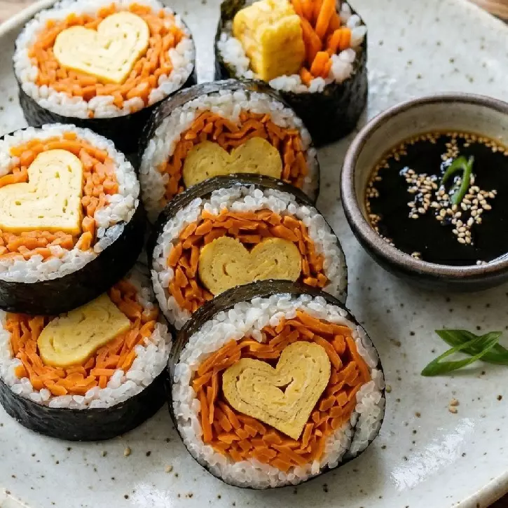 Bikin makanan bergizi nggak perlu ribet, ini resep kimbab wortel yang pasti disukai anak