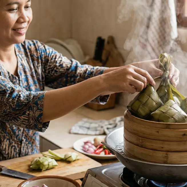 Ketupat sisa Lebaran mengeras? Ini cara menghangatkannya agar empuk lagi