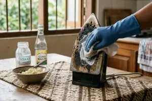 Tak perlu beli baru, begini solusi atasi setrika gosong hanya dengan modal dapur