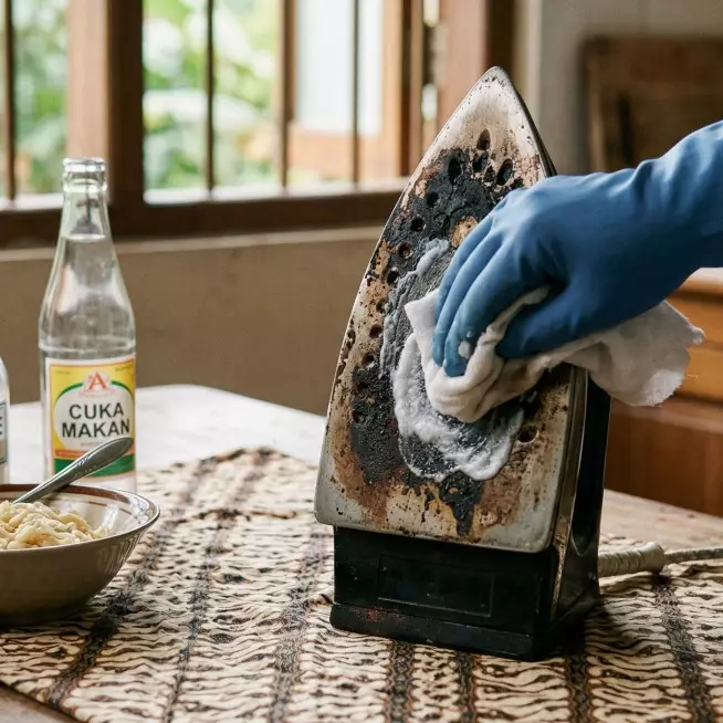 Tak perlu beli baru, begini solusi atasi setrika gosong hanya dengan modal dapur