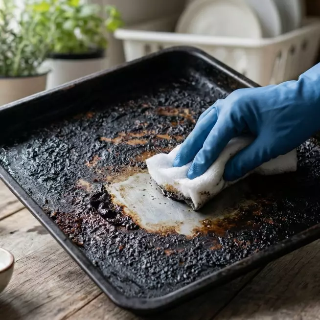 5 Cara ampuh membersihkan loyang gosong bekas kue tanpa merusaknya, andalkan bahan di rumah