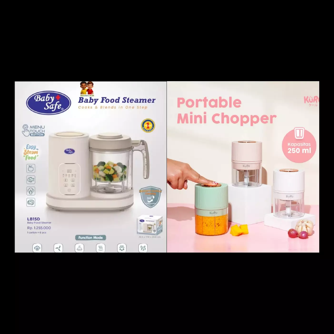 5 Rekomendasi chopper mpasi, harga murah plus perawatan gampang dan aman untuk si kecil