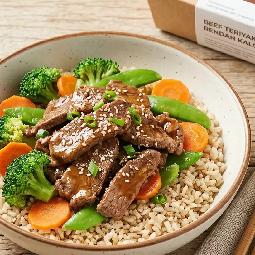 Bosan masakan hambar saat diet? Yuk cobain resep beef teriyaki yang rendah kalori nan lezat ini