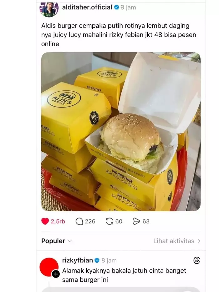 Aldi Taher dan Ibu Instagram/@alditaher.official