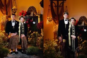 5 Gaya klasik Jennifer Coppen & Justin Hubner berbusana adat Jawa, penyatuan hati memulai kisah abadi