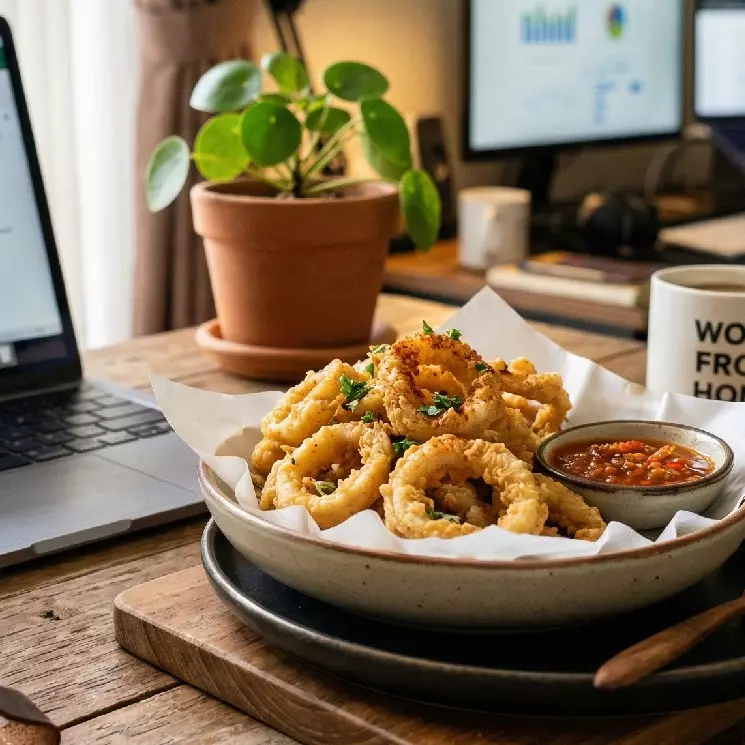 Bikin camilan untuk teman WFH, yuk! Cobain resep cumi goreng tepung yang masaknya gampang dan lezat