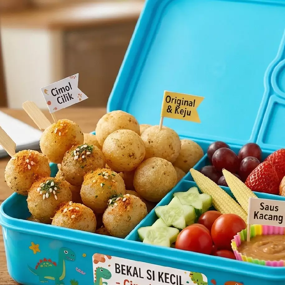 Si kecil suka jajan sembarangan? Yuk cobain resep bekal cimol tahu yang sehat dan gampang buatnya